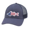 Simms USA Walleye Trucker Hat -Fishing Gear Store 12577 418 usa walleye trucker dark moon s19 hires 1