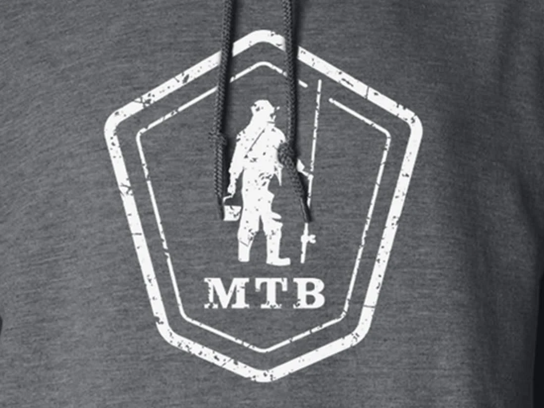 MTB Crest Logo Distressed Hoodie 4 MTB Crest Logo Distressed Hoodie - Image 2