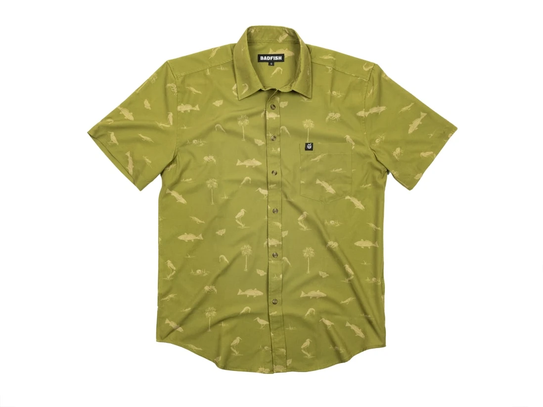 Badfish Stono Short Sleeve Button Up Shirt 3 Badfish Stono Short Sleeve Button Up Shirt