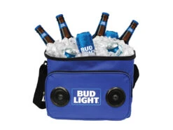 Bud Light Bluetooth Speaker Cooler Bag -Fishing Gear Store bl scb 14