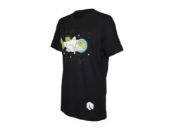 Space Bass T-shirt -Fishing Gear Store catchco black spacebasstshirt angled 50 01 cco 10011