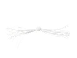 Clam Silkie Jig Trailer -Fishing Gear Store clam white silkiejigtrailer 10 30 cpt 10002b