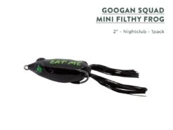 Googan Squad Filthy Frog Savings Bundle 18 Googan Squad Filthy Frog Savings Bundle -Fishing Gear Store googansquad minifilthyfrog savingsbundle nightclub