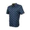 Googan Squad Polo -Fishing Gear Store googansquad navyfreshfish polo front 50 99 hoo 10001ns