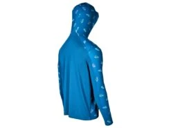 Googan Squad Hooded Long-Sleeve W/ Sleeve Print -Fishing Gear Store googansquad tossedjighoodedl s blue back 51 10 hoo 10010l