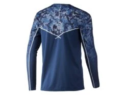 HUK Icon X Tide Change Fade Long Sleeve Shirt -Fishing Gear Store huk atlantic iconxtidechangefadels back 51 10 huk 10002a