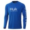 HUK Vented Pursuit Long Sleeve Shirt 1 HUK Vented Pursuit Long Sleeve Shirt -Fishing Gear Store huk ventedpursuitls hukblue front 51 10 huk 10004
