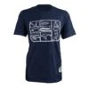 Karl's Bait Box T-shirt 1 Karl's Bait Box T-shirt -Fishing Gear Store karls navy baitboxtshirt front 50 01 krl 10008