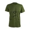 Karl's + BioSpawn Logo T-shirt -Fishing Gear Store karlsbiospawn olive biospawnlogotshirt front 50 01 bsp 10005