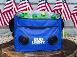 Bud Light Bluetooth Speaker Cooler Bag -Fishing Gear Store lifestyle budlight coolerspeaker 1
