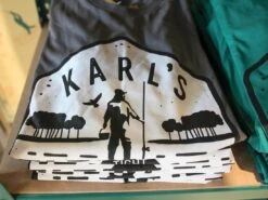 Karl's Texas Badge T-shirt -Fishing Gear Store lifestyle charcoal texasbadge tshirt 50 01 krl 10005a