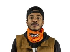 Fish On Necko - Orange/Black -Fishing Gear Store necko fishon orangeblack front
