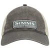 Simms Heritage Trucker Hat -Fishing Gear Store simms carbon heritagetrucker 50 25 sim 10031c