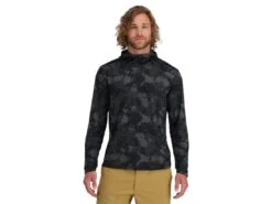 Simms SolarFlex® Hoody 11 Simms SolarFlex® Hoody -Fishing Gear Store simms regimentcamocarbon solarflexhoody modelfront 51 10 sim 10023rcs