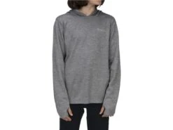 Simms Kids Bugstopper® Hoody -Fishing Gear Store simms steelheather kidsbugstopperhoody modelfront 50 99 sim 100010shs